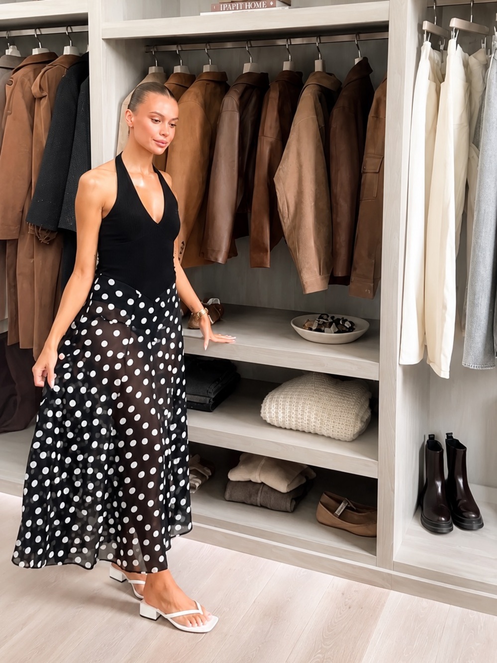 VIRAL ZARA POLKA DOT HALTER VACATION DRESS SIZE S and M 
🚨NO DISCOUNT - Picture 12 of 16
